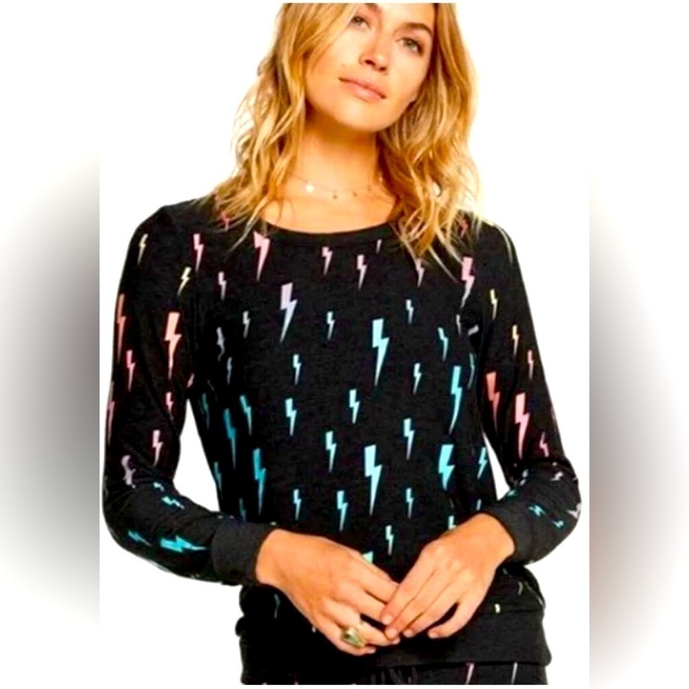 Colorful gray lightning bolt sweatshirt by chaser​​​​​​​​